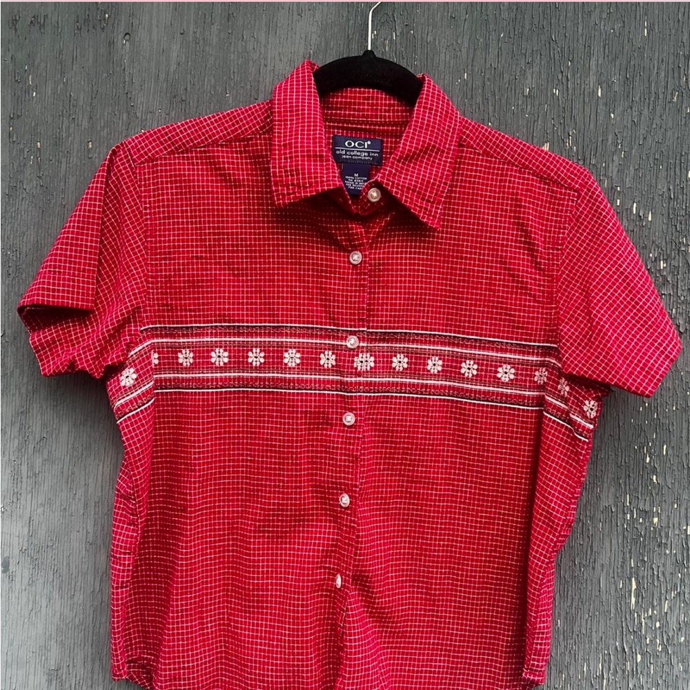 Red Checkered Women’s Shirt